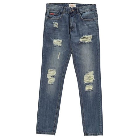 Men's Washed Denim Pant